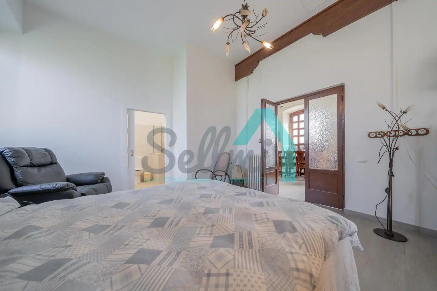 Bedroom of Houses for sale in Pravia  with Heating, Private garden and Parquet flooring