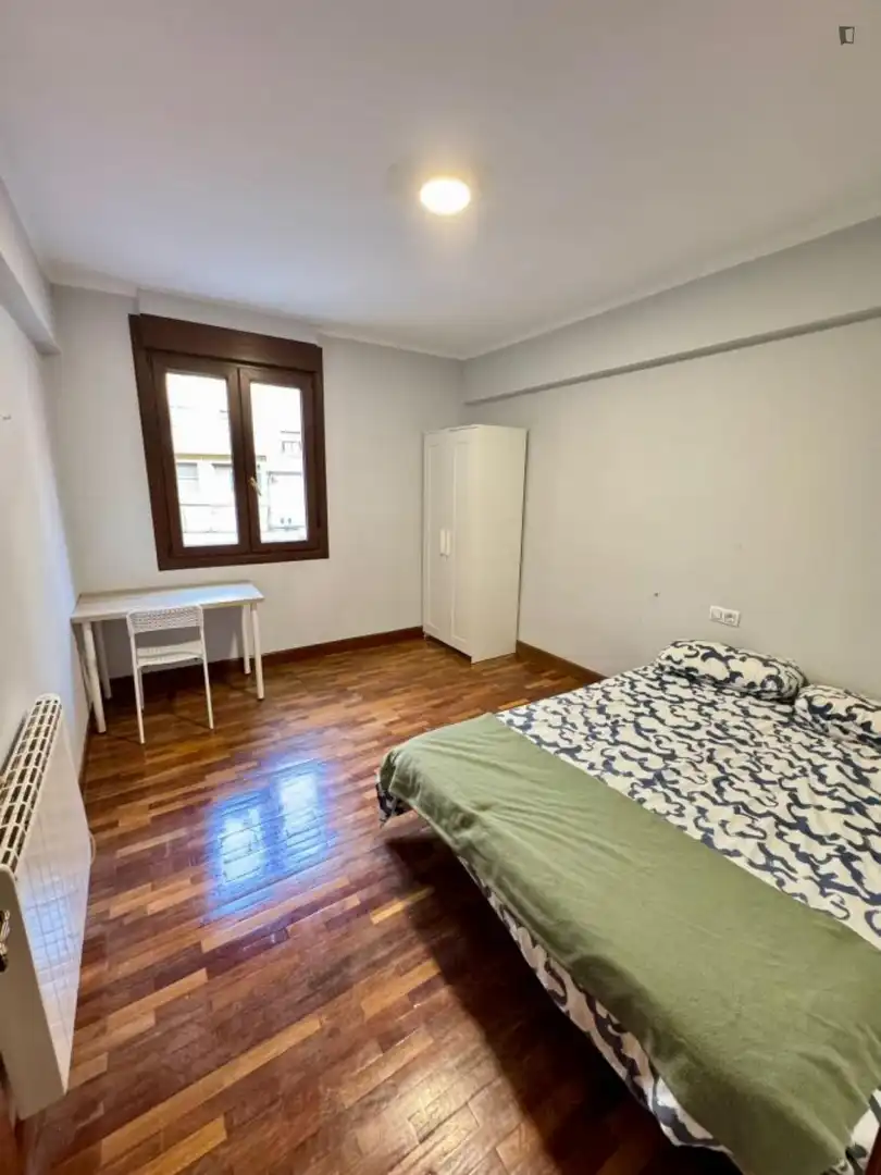 Dormitori de Apartament per a compartir en Bilbao  amb Moblat, Forn i Rentadora