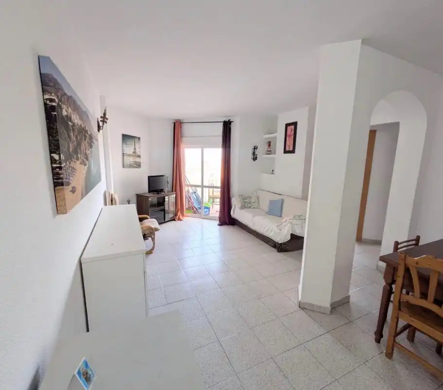Living room of Flat for sale in Torremolinos  with Terrace, Furnished and Oven