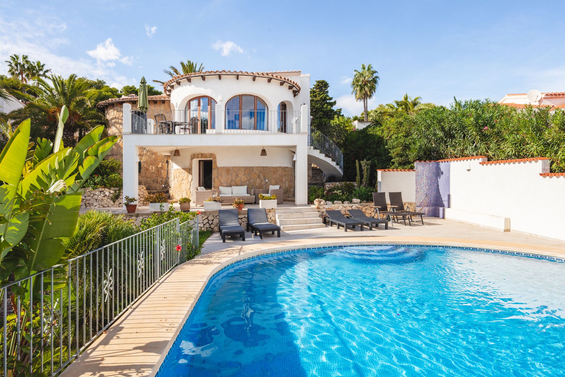 Piscina de Casa o xalet en venda en Jávea / Xàbia amb Aire condicionat, Jardí privat i Terrassa