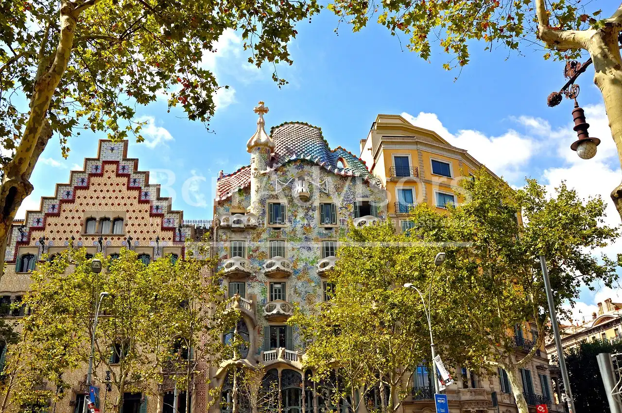 Exterior view of Flat for rent in Barcelona  with Air Conditioner, Heating and Terrace