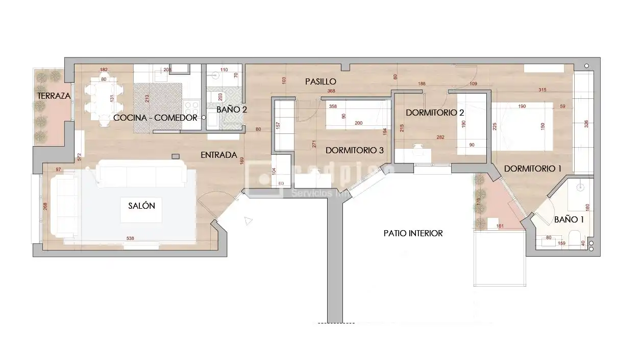 Flat with lift for sale in de Dulcinea, imagen 39
