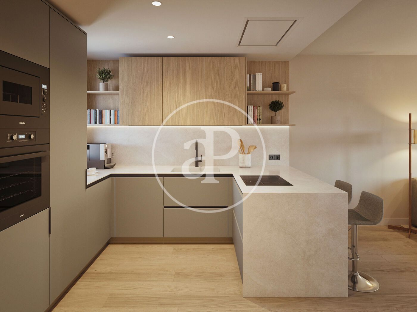 Cuina de Pis en venda en  Barcelona Capital amb Aire condicionat i Calefacció