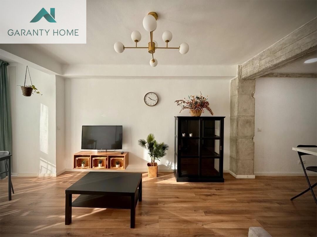 Sala d'estar de Pis de lloguer en Málaga Capital amb Aire condicionat, Moblat i Balcó