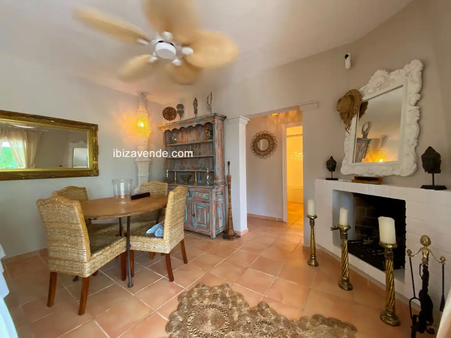 Sala d'estar de Casa o xalet de lloguer en Sant Josep de sa Talaia amb Aire condicionat, Calefacció i Jardí privat