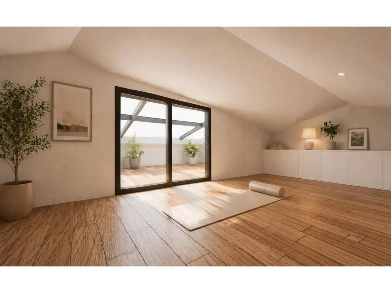 Sala de estar de Piso en venta en La Roca del Vallès con Aire acondicionado, Calefacción y Terraza