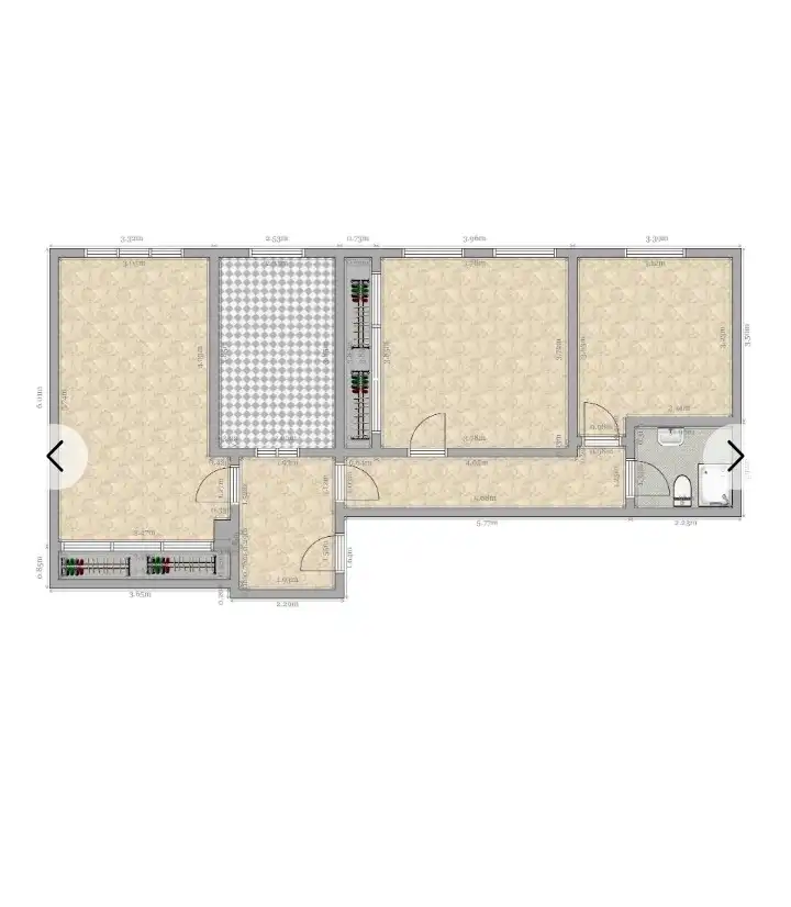 Piso de alquiler en Sevilla con Aire acondicionado, Parquet y Terraza