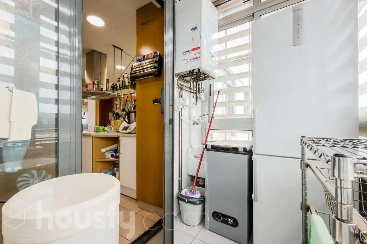Cocina de Piso en venta en Barcelona con Aire acondicionado, Calefacción y Jardín privado