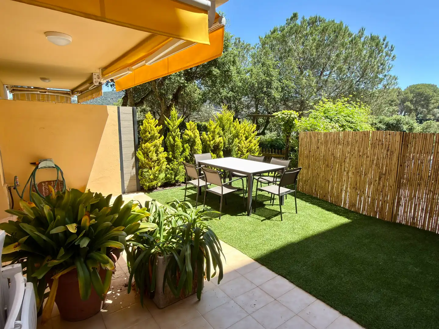 Terrasse von Wohnungen zur Miete in Palafrugell mit Heizung, Privatgarten und Möbliert