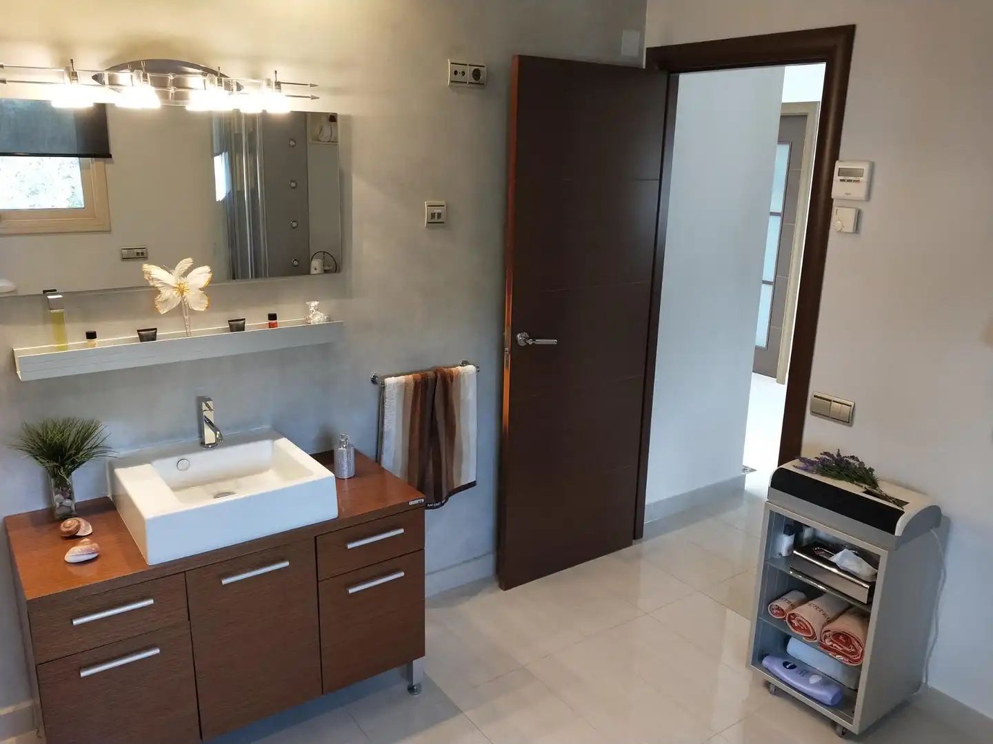 Badezimmer von Haus oder Chalet zum Verkauf in Cunit mit Klimaanlage, Heizung und Privatgarten