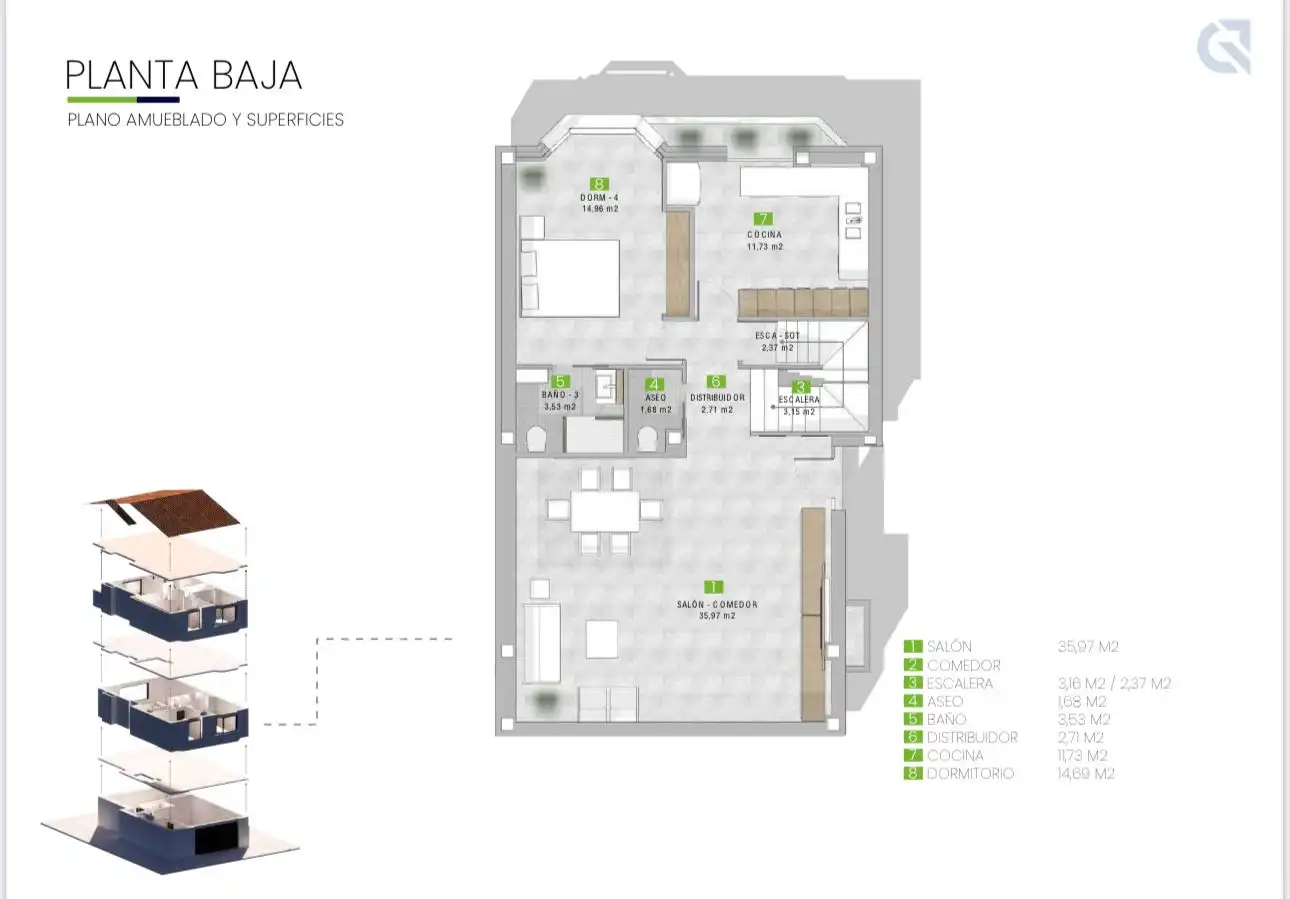 Casa bifamiliare con terrazza in vendita a Calle Pérez Galdós, imagen 18