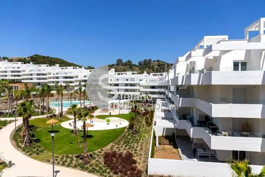 Außenansicht von Wohnung zum Verkauf in Málaga mit Klimaanlage, Heizung und Terrasse
