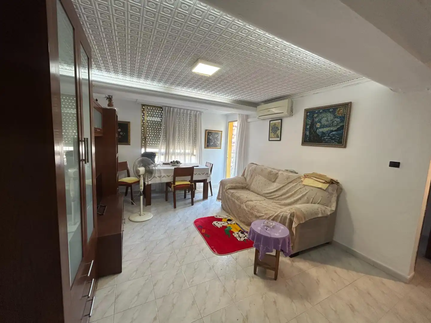 Sala d'estar de Pis en venda en Cullera amb Aire condicionat, Moblat i Balcó