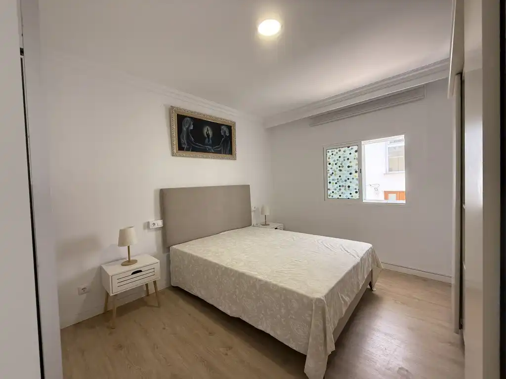 Schlafzimmer von Wohnungen zur Miete in Pollença mit Klimaanlage, Heizung und Privatgarten