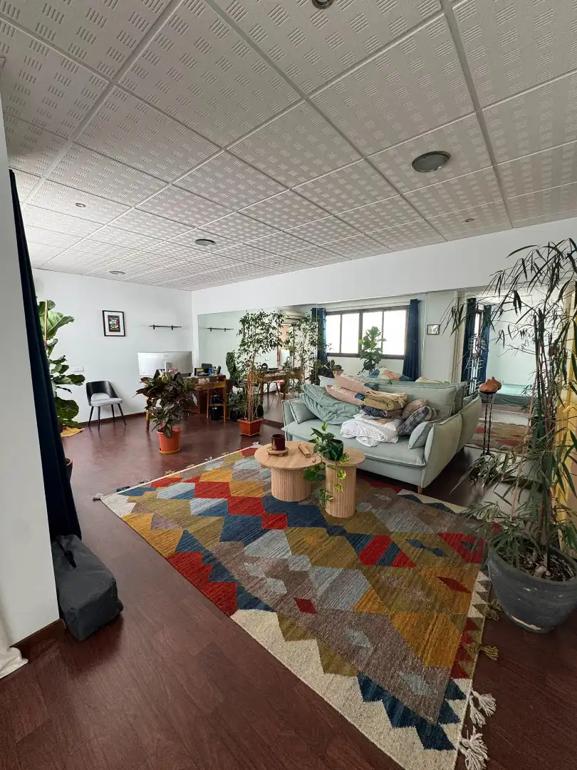 Wohnzimmer von Haus oder Chalet zur Miete in Sevilla mit Klimaanlage, Parkett und Terrasse