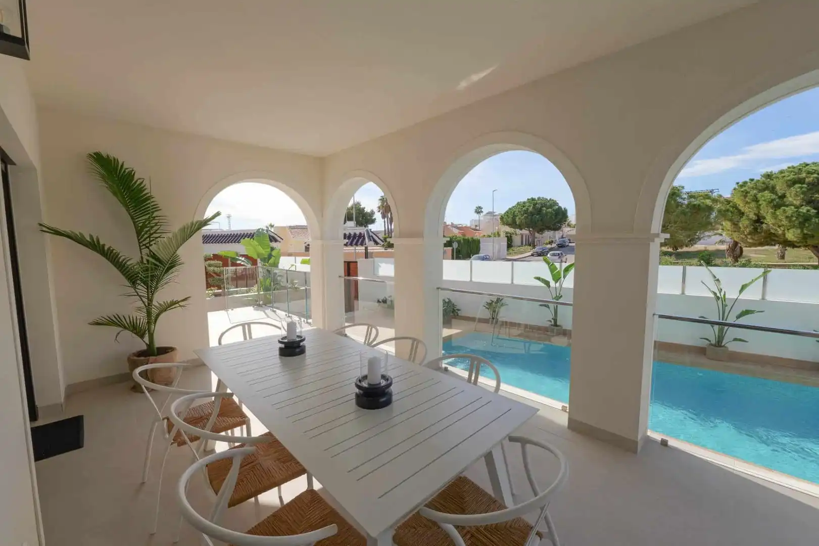 Terraza de Casa o chalet en venta en Rojales con Jardín privado, Terraza y Piscina