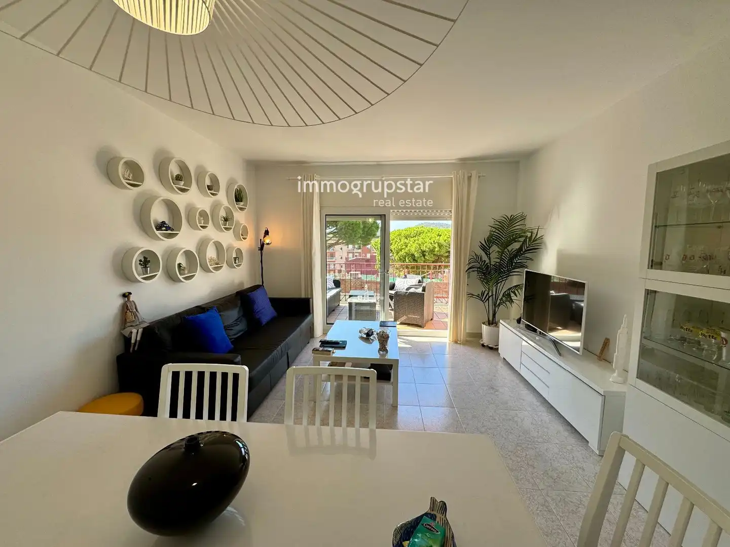 Living room of Flat for sale in Calonge i Sant Antoni  with Air Conditioner, Heating and Terrace