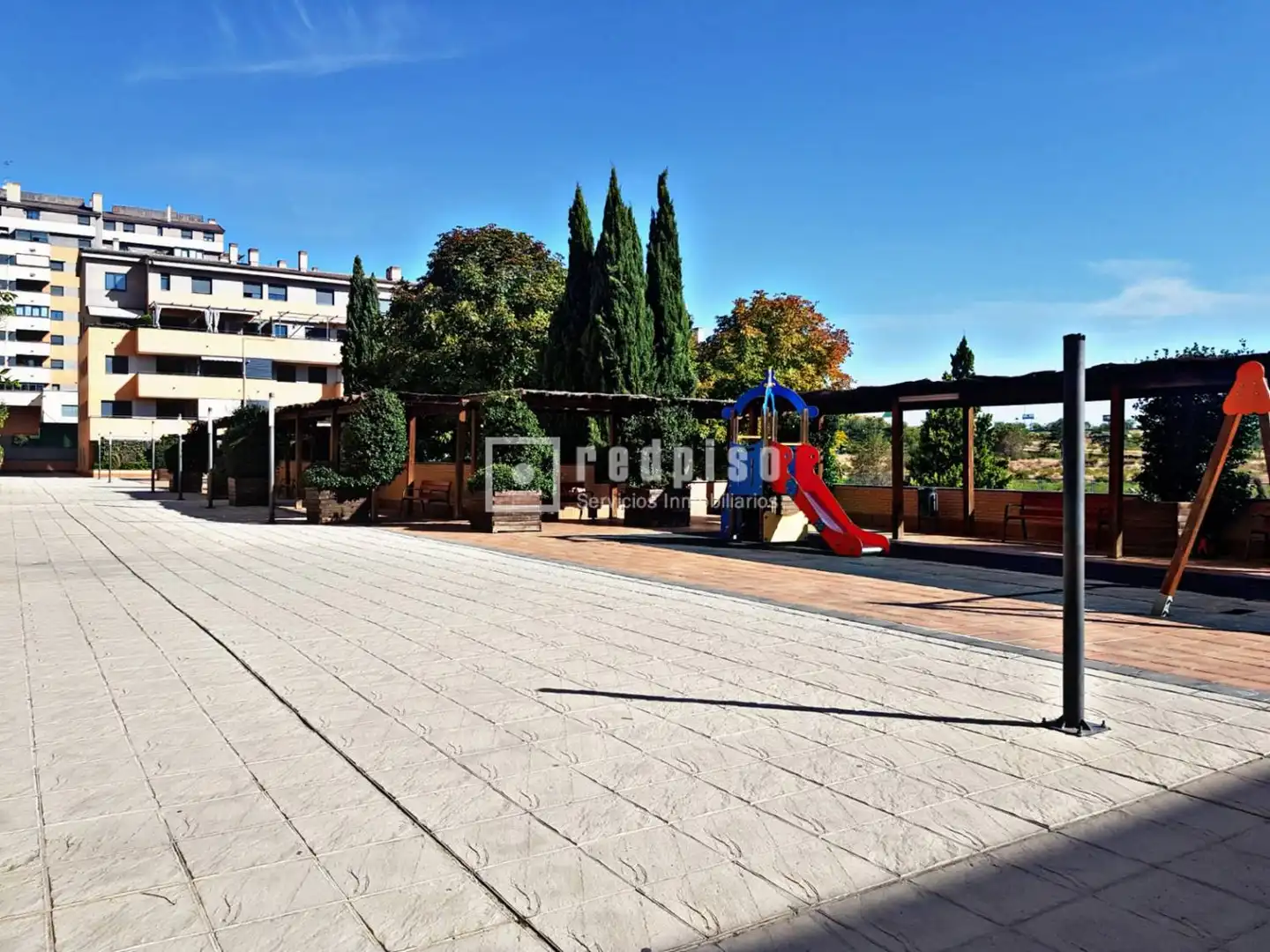 Terrasse von Wohnung zum Verkauf in Alcorcón mit Klimaanlage, Heizung und Privatgarten