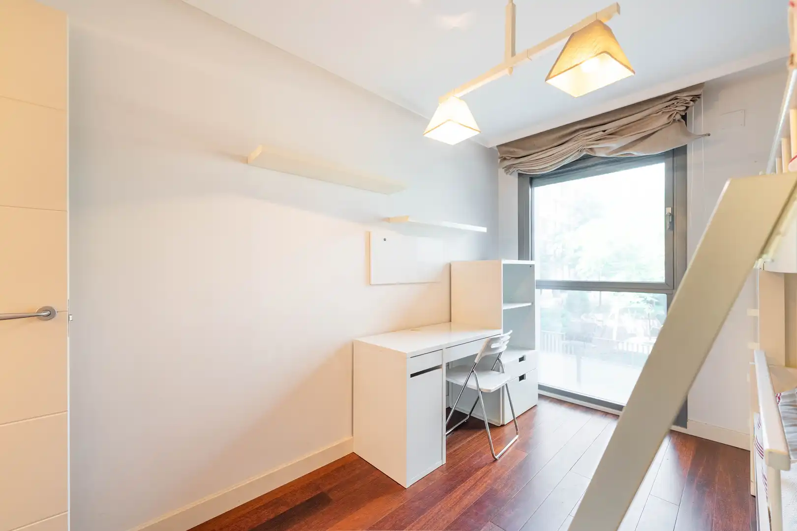 Schlafzimmer von Wohnung zur Miete in Madrid mit Klimaanlage, Heizung und Abstellraum