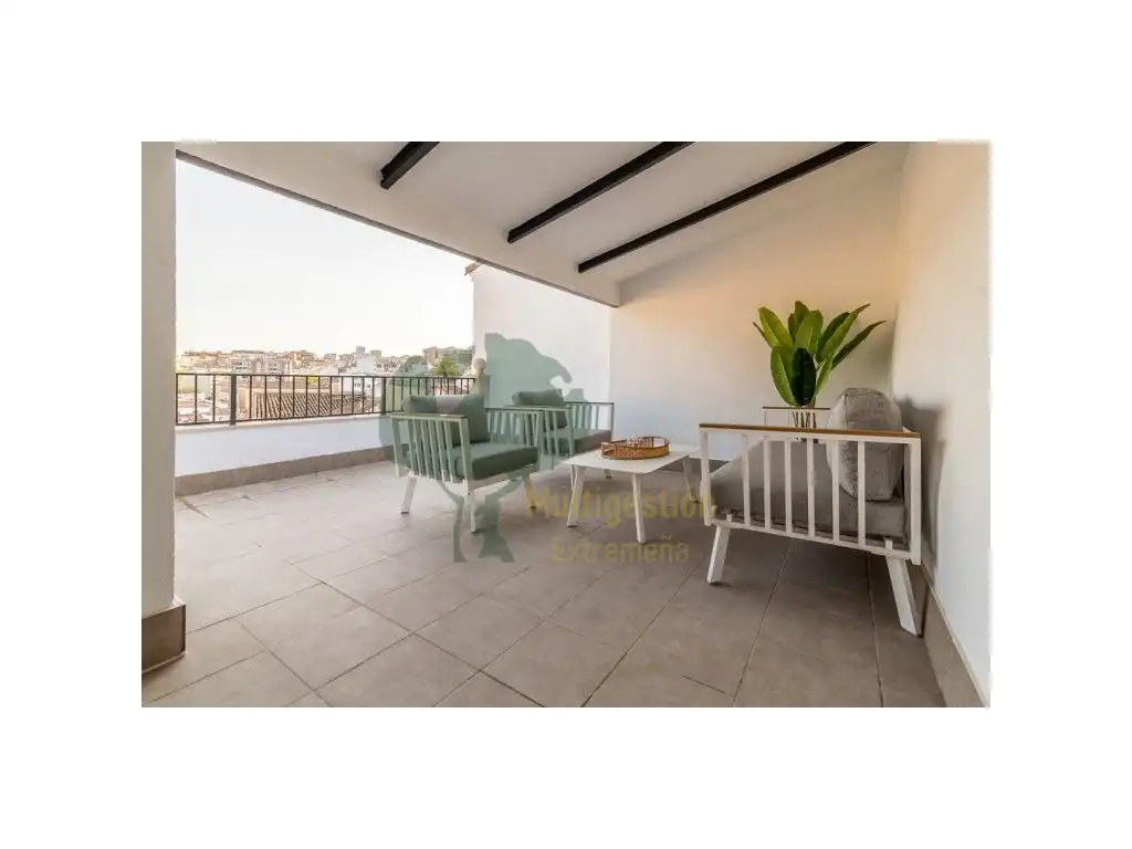 Terrace of Apartments for rent in Cáceres  with Air Conditioner, Terrace and Furnished