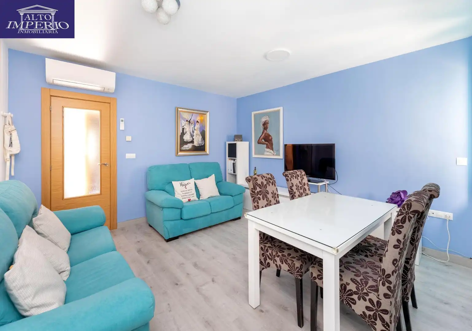 Sala de estar de Piso en venta en Granada con Aire acondicionado, Calefacción y Trastero