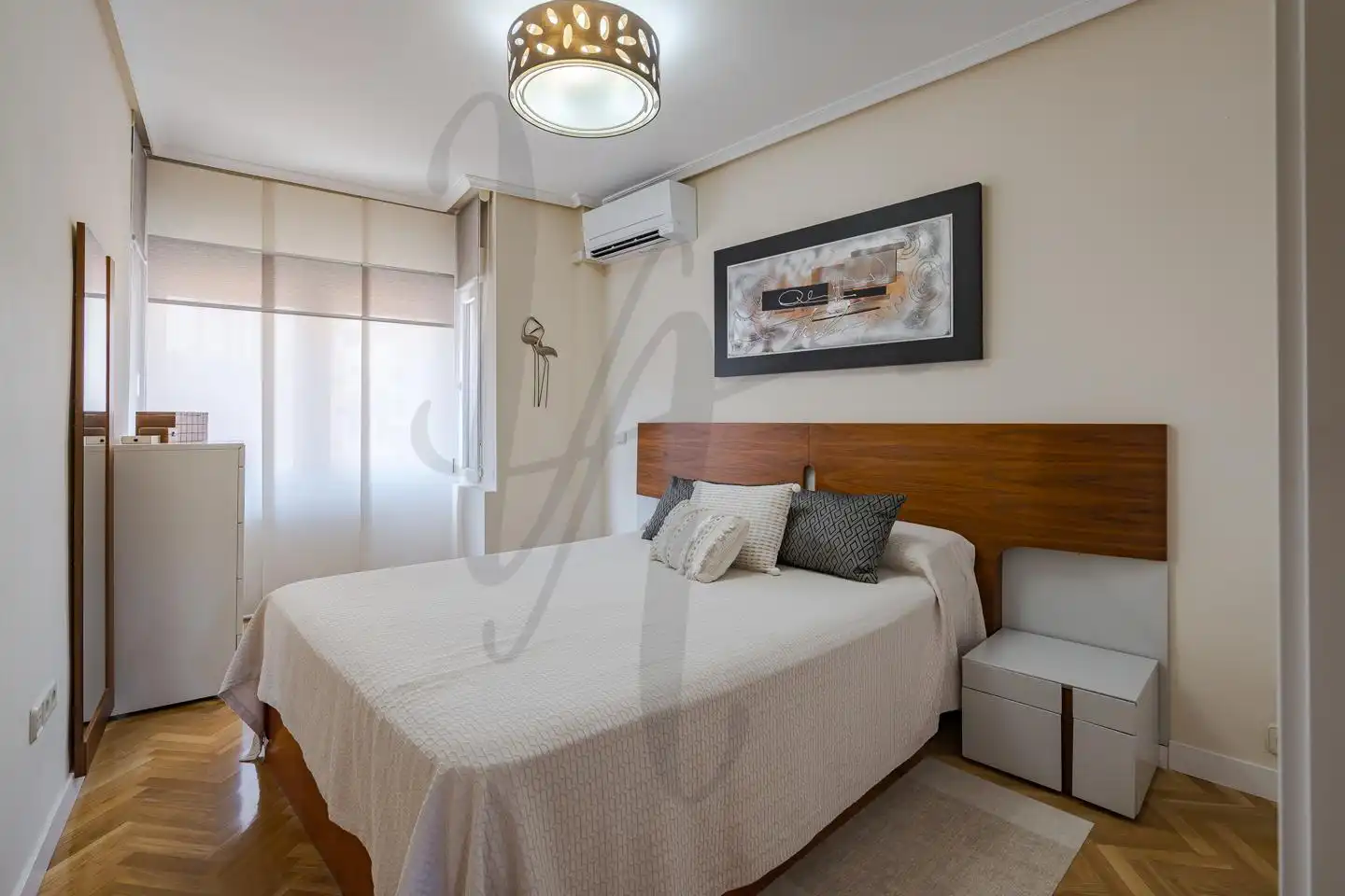 Schlafzimmer von Wohnung zum Verkauf in Madrid mit Klimaanlage, Heizung und Parkett