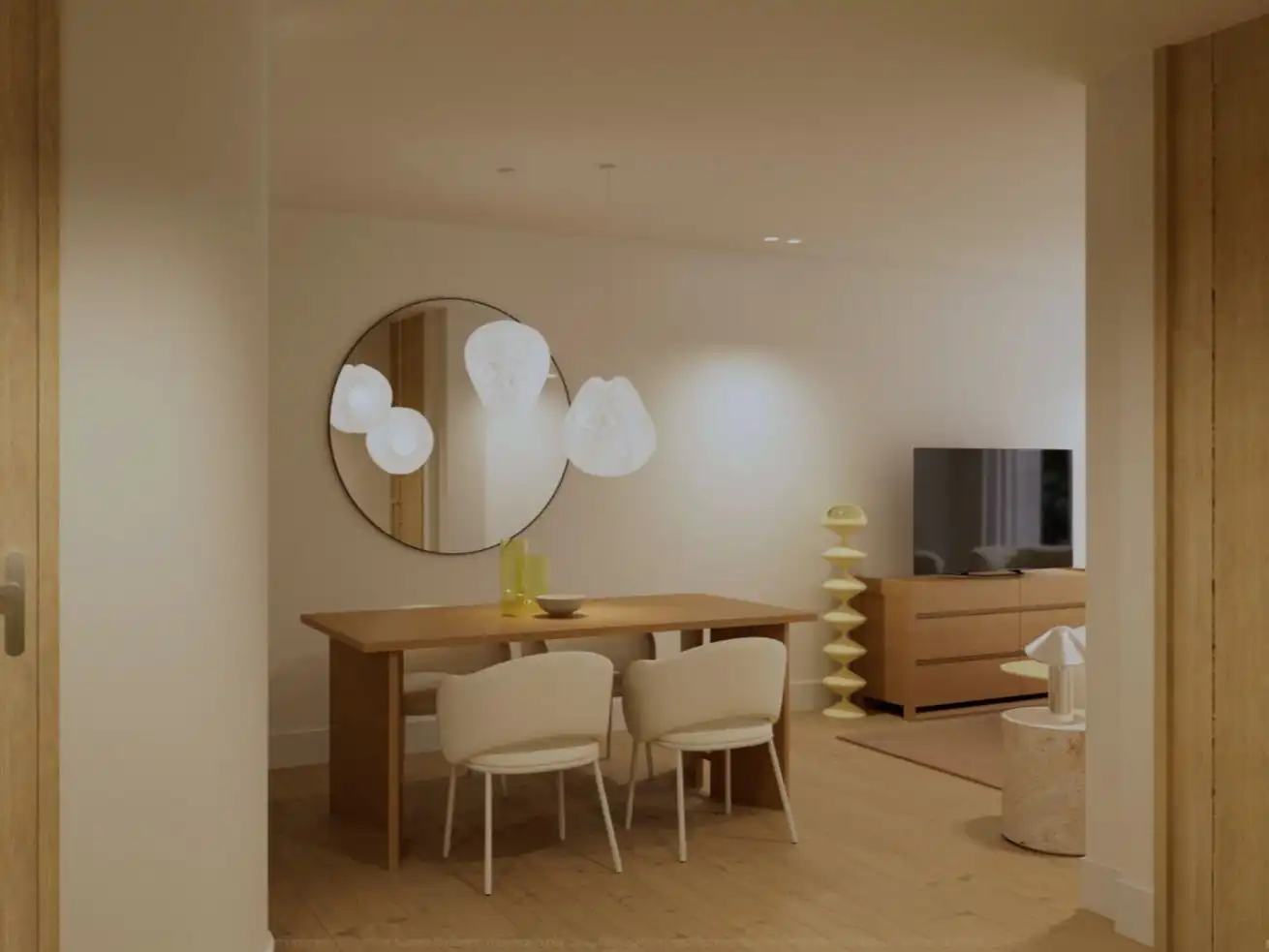 Esszimmer von Wohnung zum Verkauf in Moncofa mit Klimaanlage