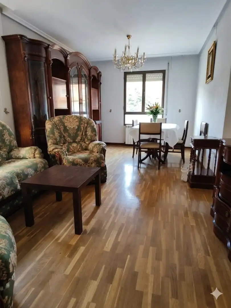 Sala d'estar de Pis en venda en Sahagún amb Calefacció, Traster i Moblat