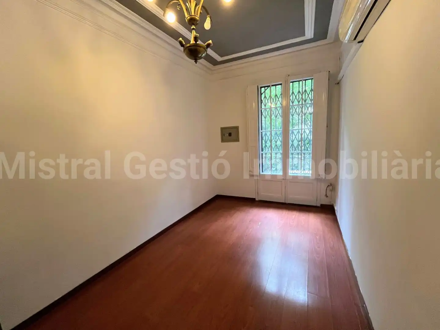 Sala de estar de Piso de alquiler en Barcelona con Aire acondicionado, Calefacción y Parquet