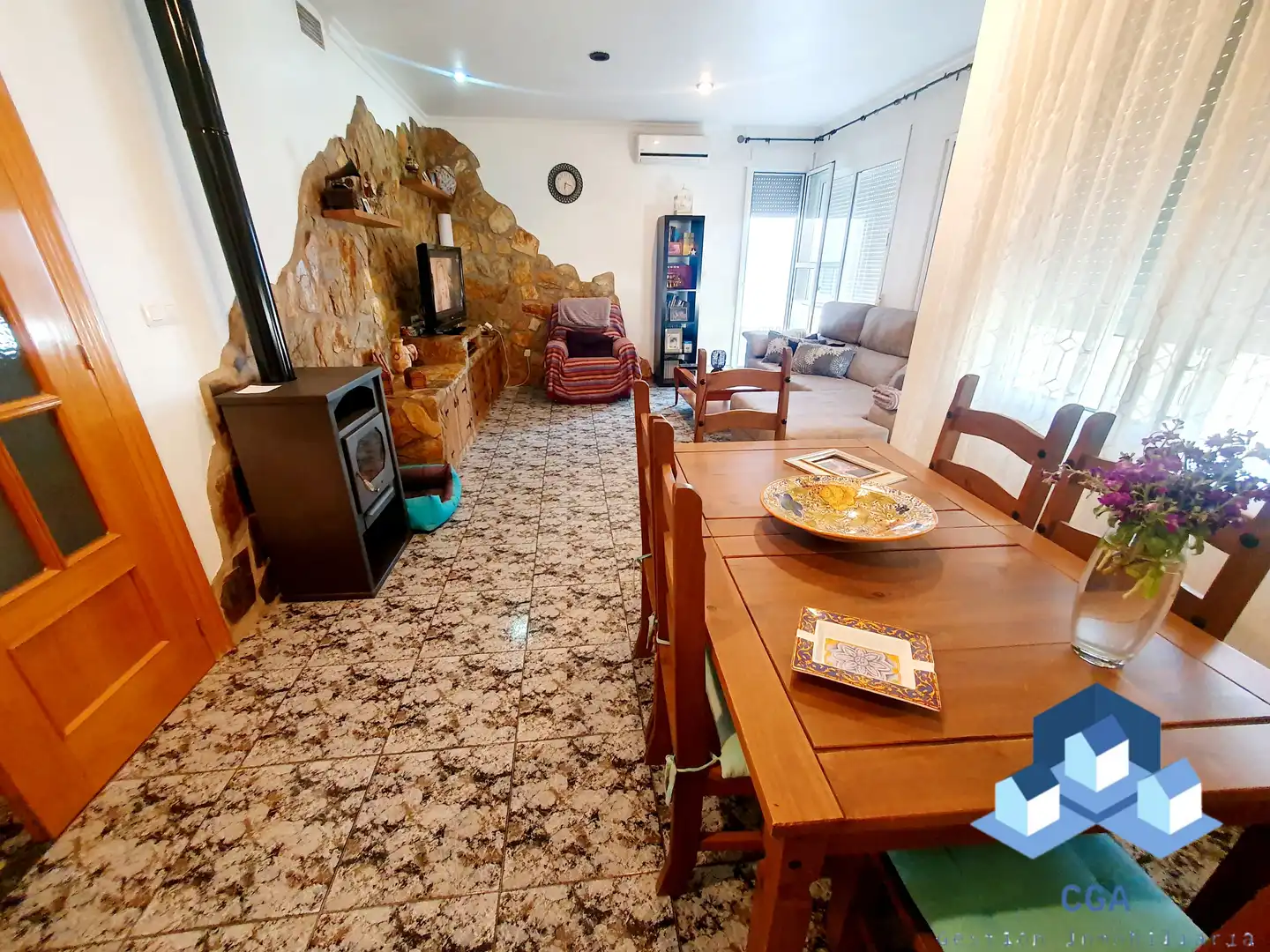 Sala d'estar de Casa adosada en venda en Lorca amb Aire condicionat, Calefacció i Terrassa