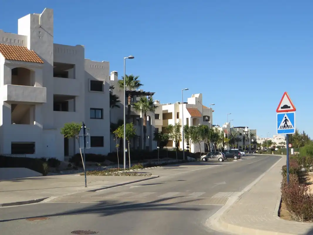 Vista exterior de Apartamento en venta en San Javier con Piscina
