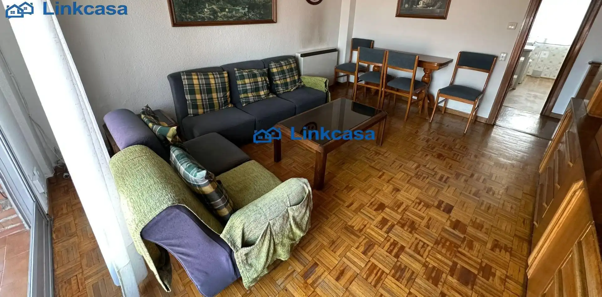 Sala de estar de Piso en venta en Madrid con Parquet
