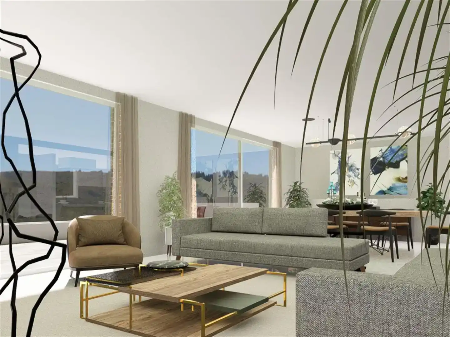 Sala d'estar de Casa o xalet en venda en Sant Pere de Riudebitlles amb Aire condicionat i Piscina