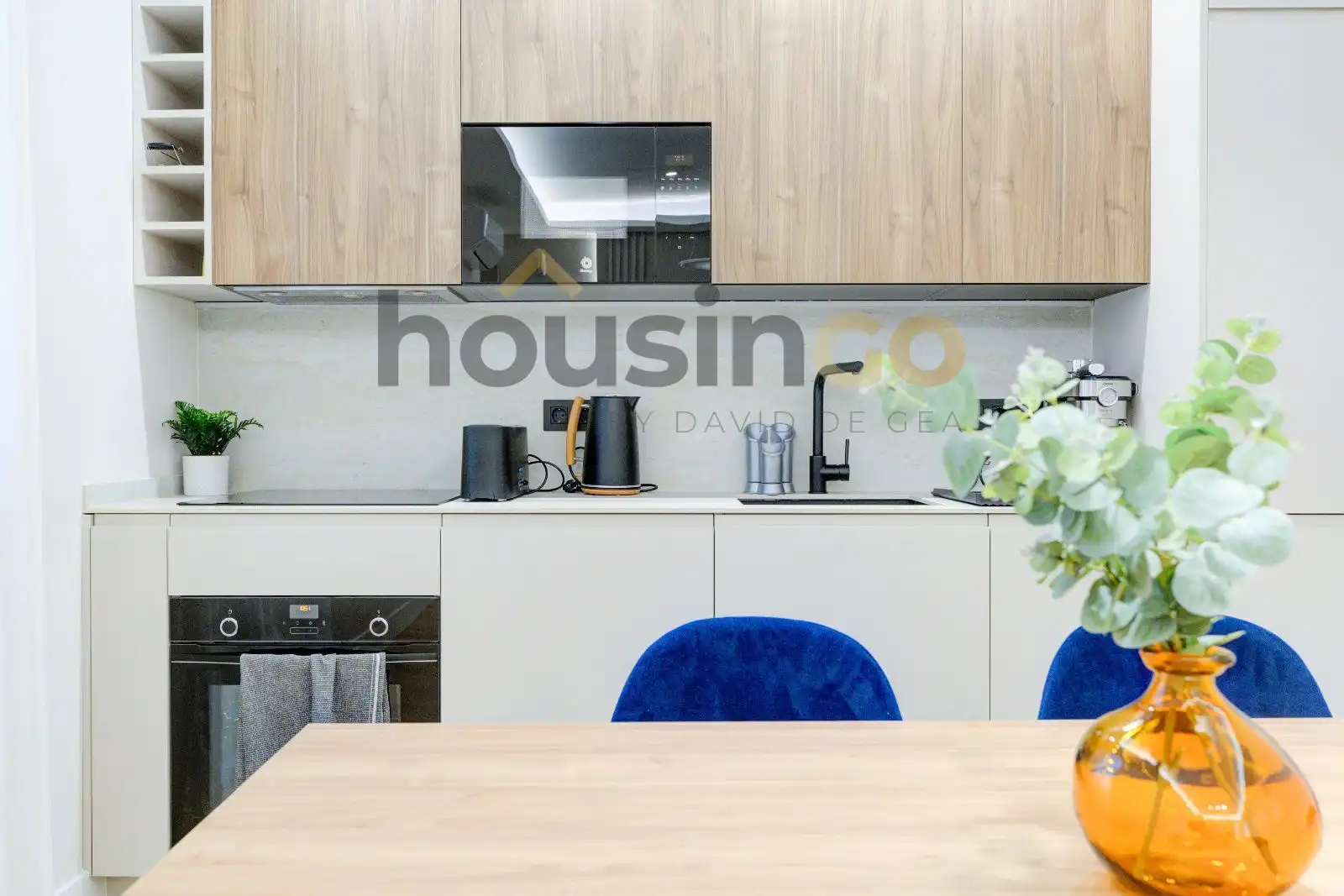 Cocina de Piso de alquiler en Madrid con Aire acondicionado, Calefacción y Amueblado