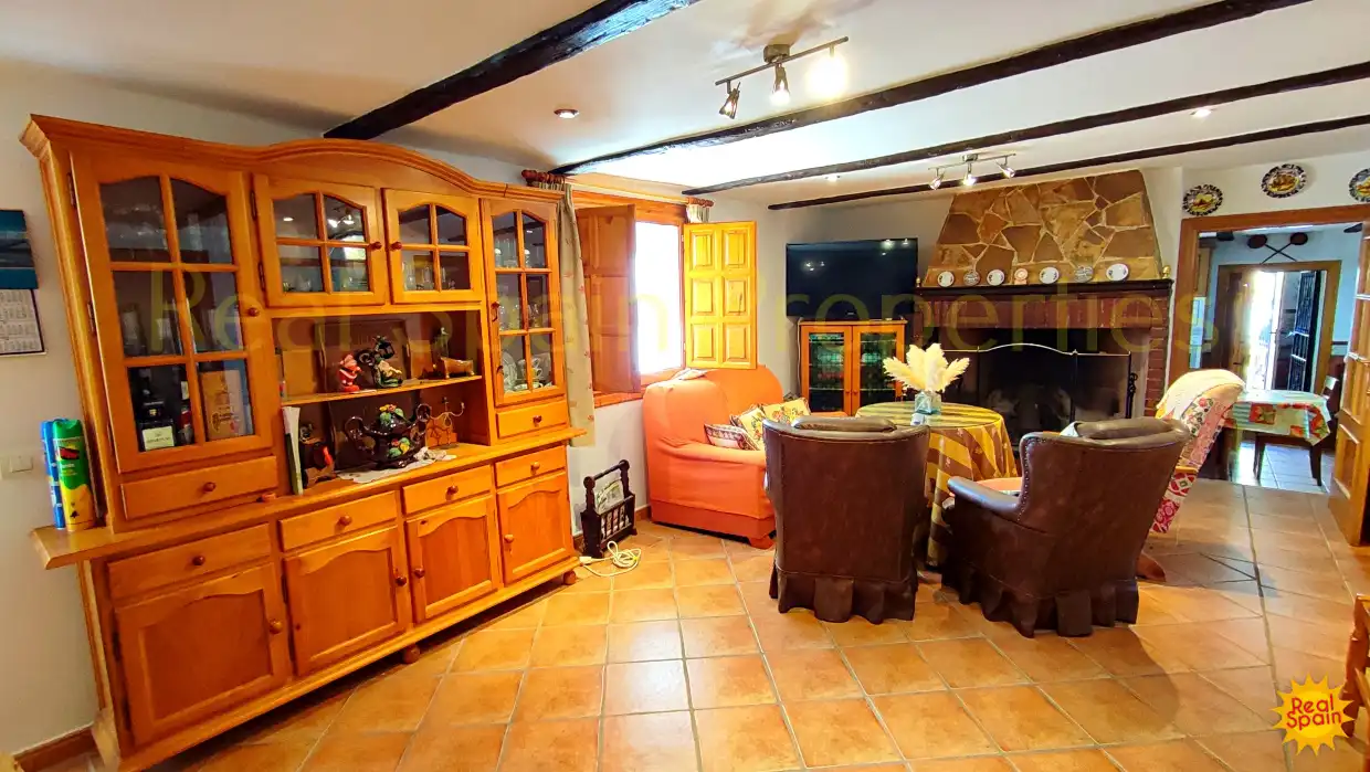 Sala de estar de Finca rústica en venta en Vélez-Rubio con Terraza y Piscina