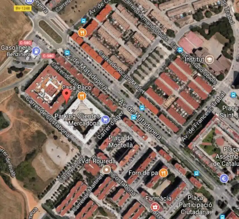 Vista exterior de Garatge en venda en Sabadell