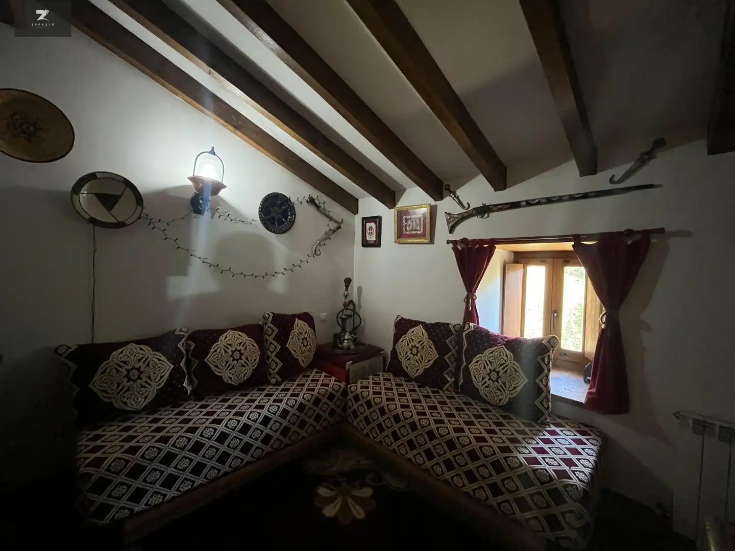 Sala de estar de Finca rústica en venta en Vega de Pas con Jardín privado y Terraza