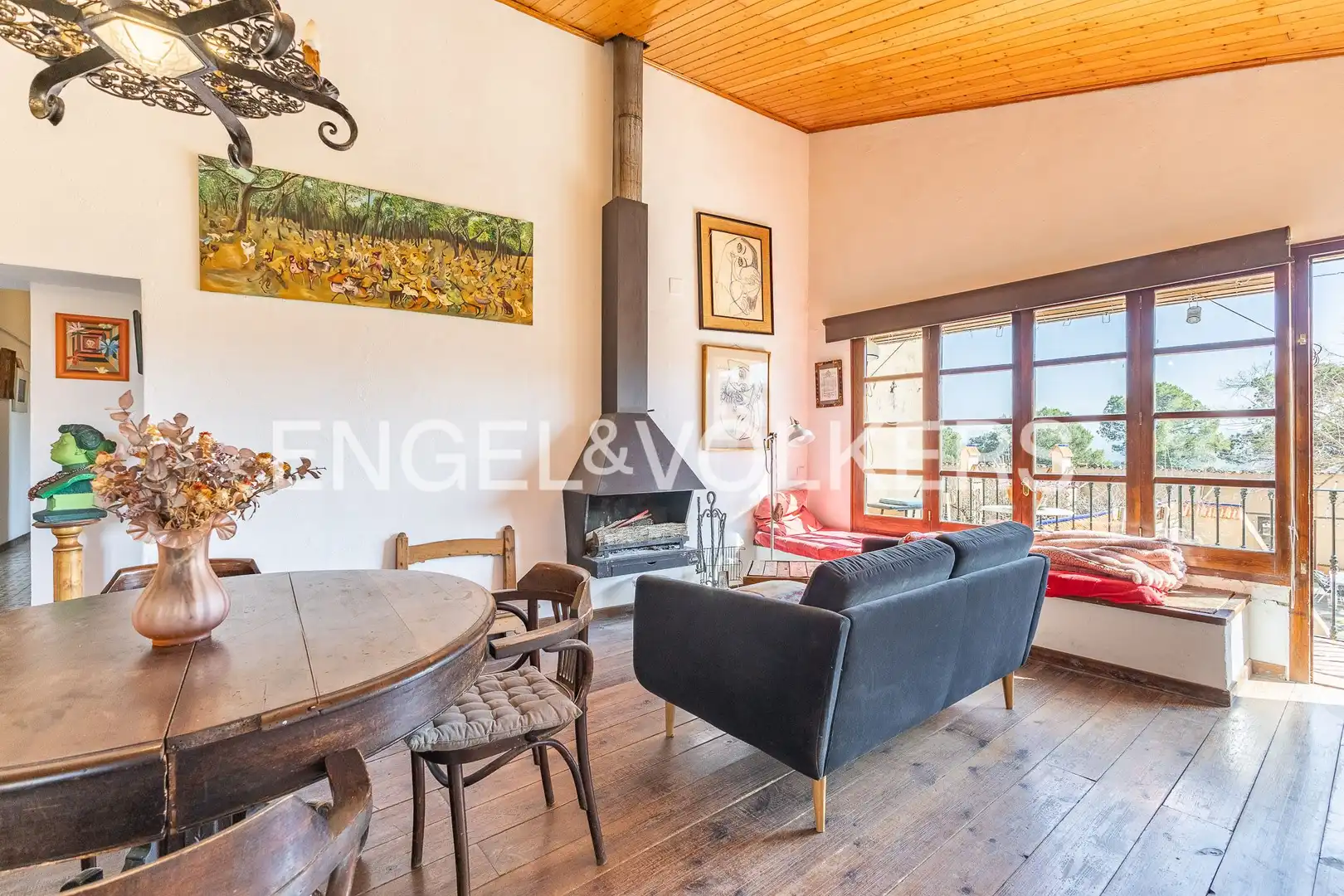 Sala de estar de Casa o chalet en venta en Bellprat con Aire acondicionado, Calefacción y Jardín privado