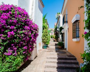 Exterior view of Single-family semi-detached to rent in Marbella  with Air Conditioner, Terrace and Furnished