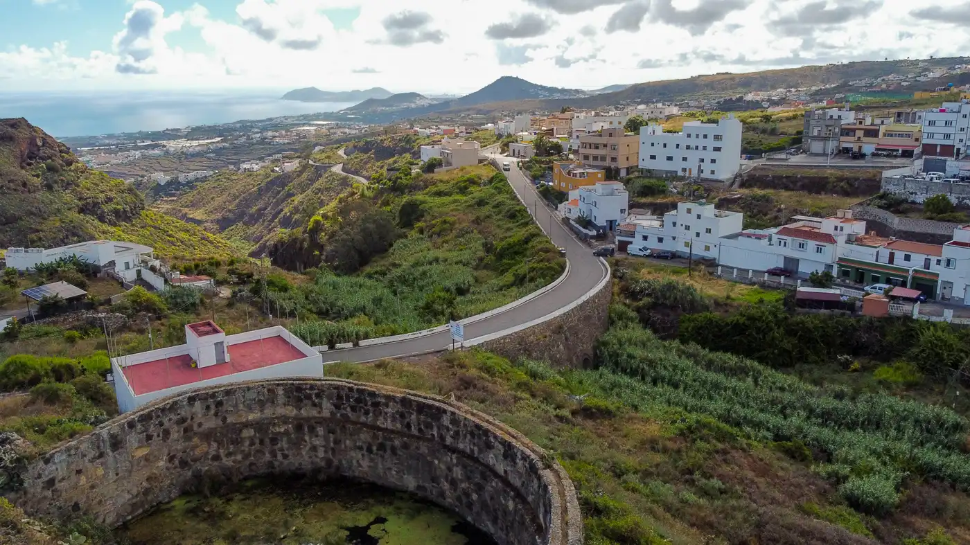 Vista exterior de Casa o chalet en venta en Moya (Las Palmas) con Jardín privado