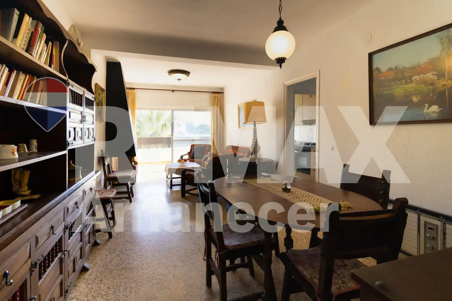 Sala d'estar de Pis en venda en Dénia amb Jardí privat i Terrassa
