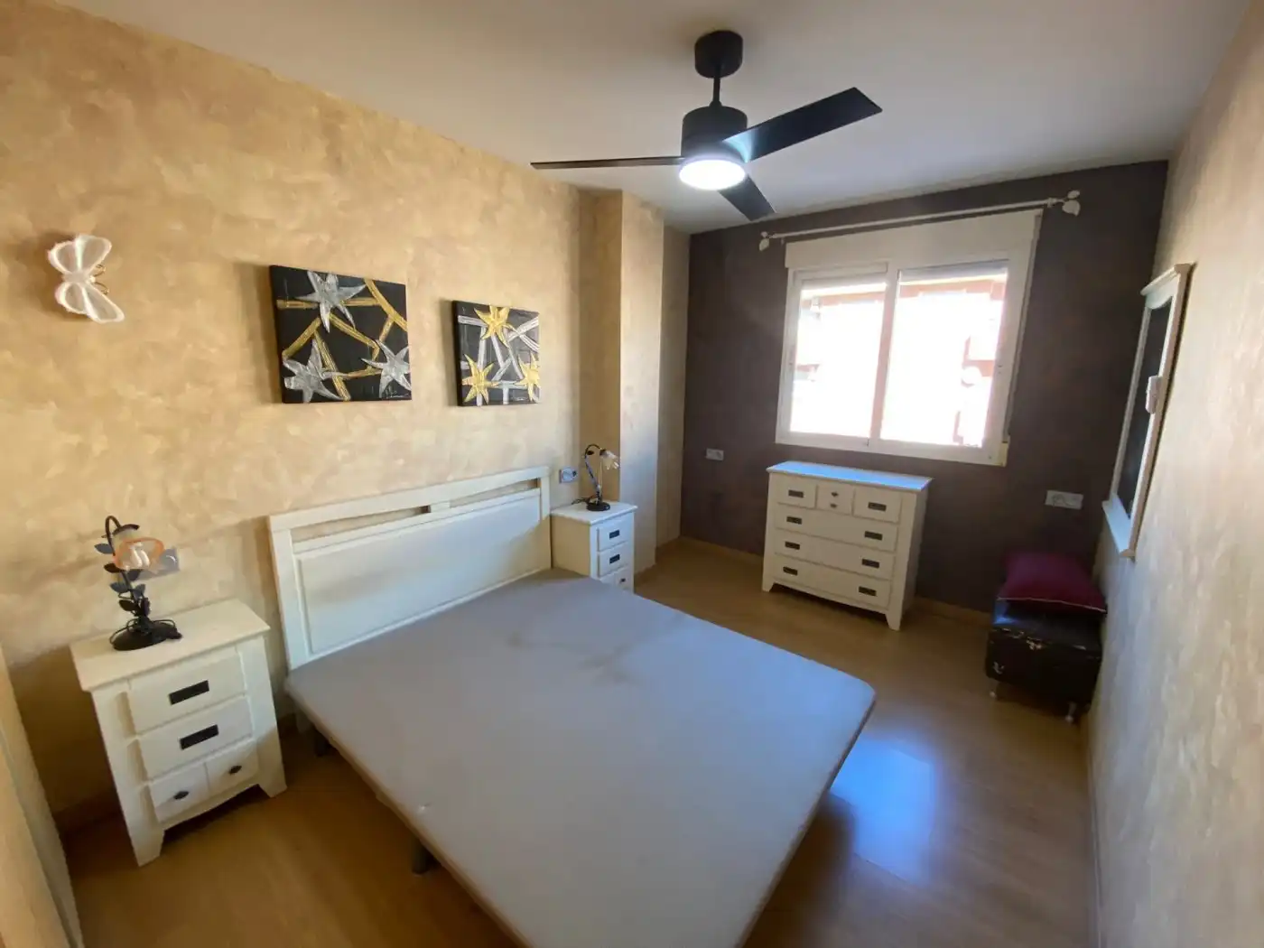 Bedroom of Flat for rent in Murcia  with Air Conditioner, Heating and Furnished