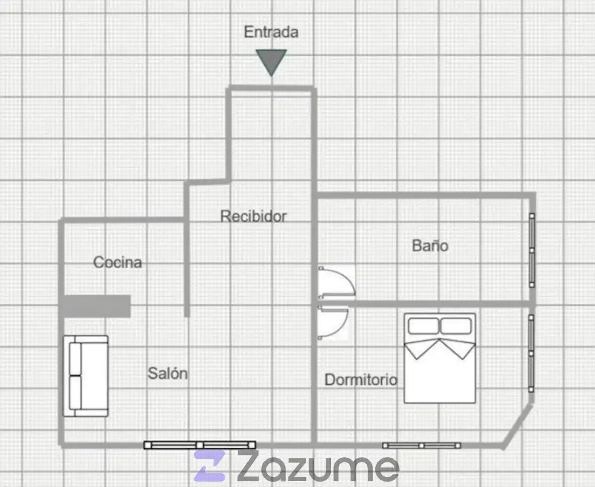Duplexes for rent in Málaga  with Air Conditioner, Oven and Washing machine