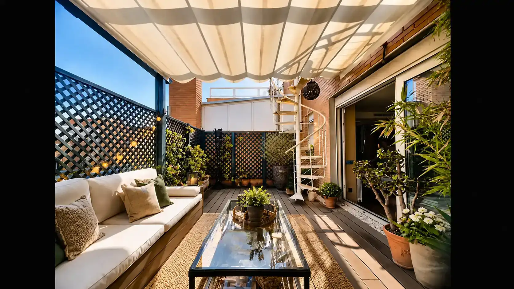 Terrassa de Àtic en venda en La Moraleja amb Aire condicionat, Jardí privat i Parquet
