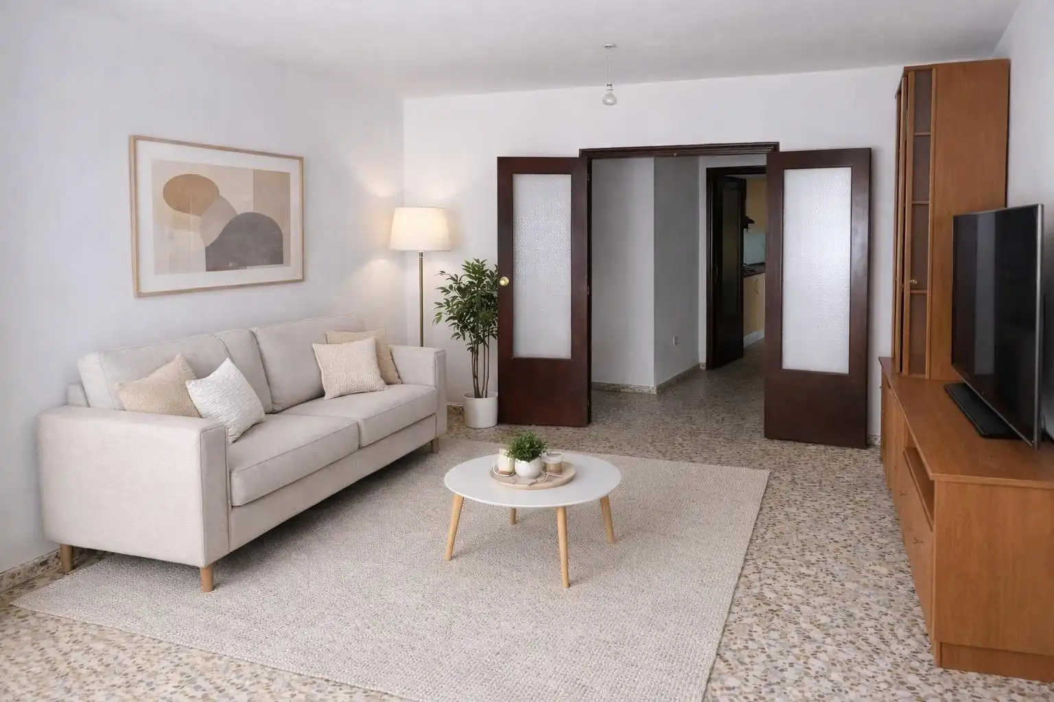 Living room of Flat for sale in Alicante / Alacant  with Balcony