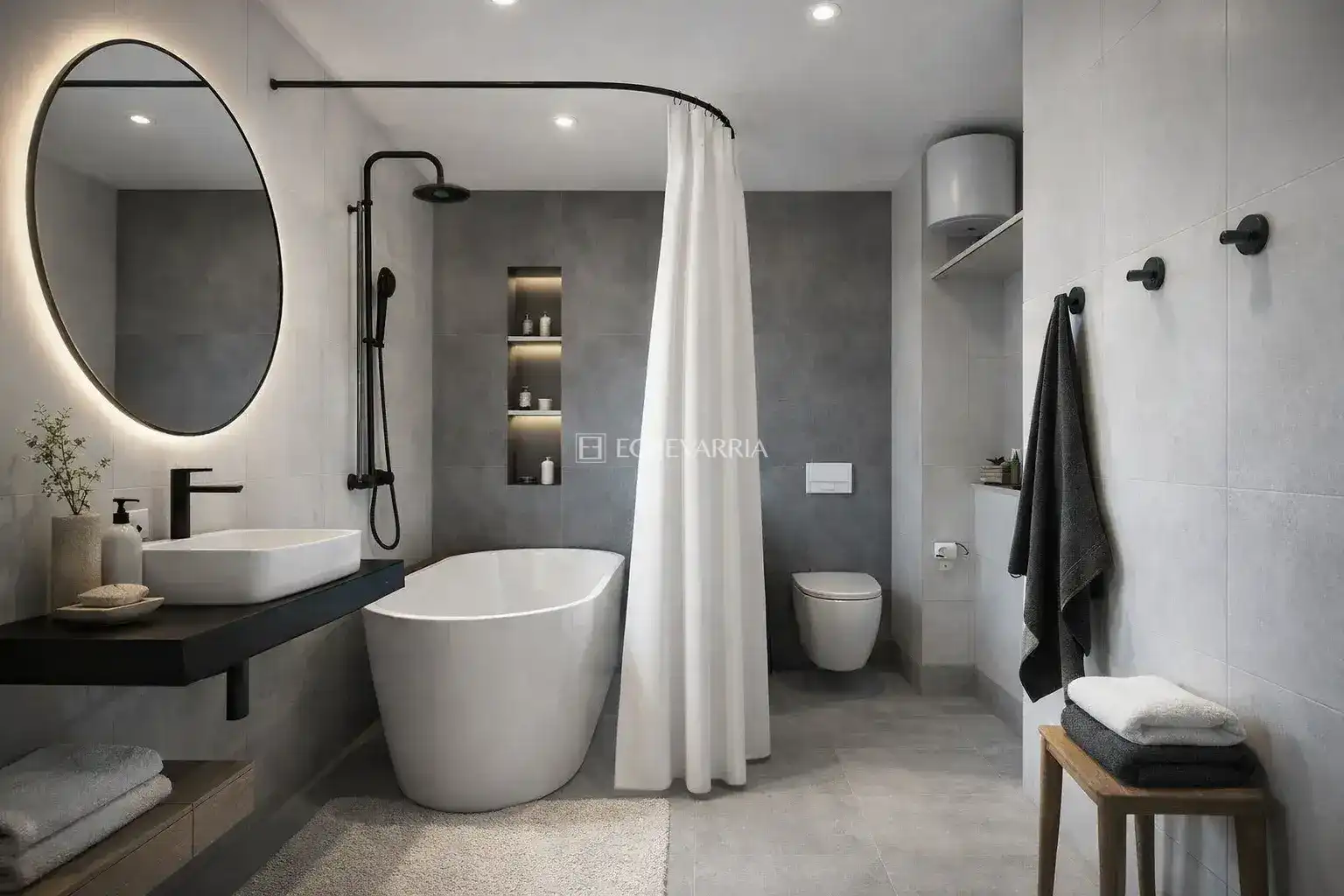 Baño de Piso en venta en Getxo  con Calefacción, Terraza y Trastero