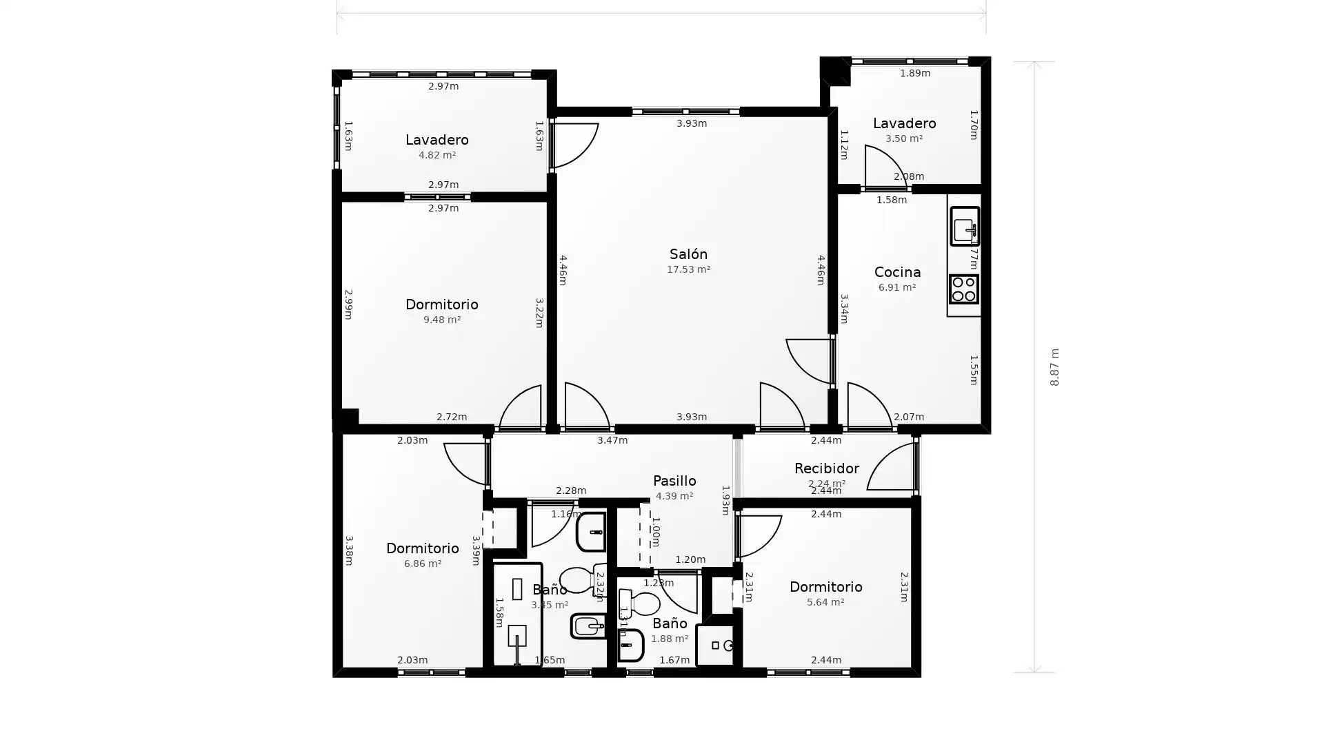 Piso con terraza en venta en Avenida ENTREVIAS, imagen 29