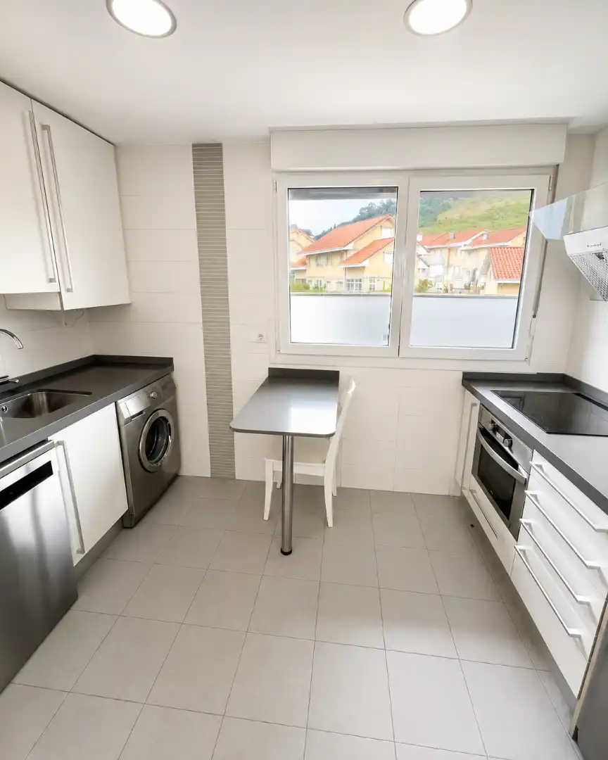 Kitchen of Attic for rent in Miengo  with Heating, Terrace and Storage room