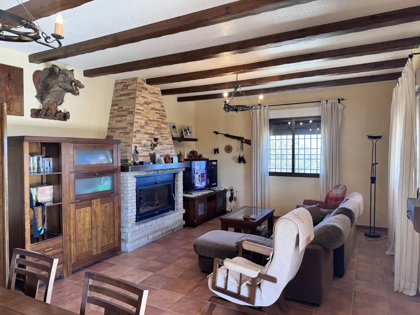 Sala de estar de Casa o chalet en venta en Bullas con Aire acondicionado, Calefacción y Jardín privado