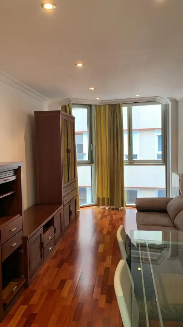 Sala de estar de Piso de alquiler en Albacete con Aire acondicionado, Calefacción y Parquet